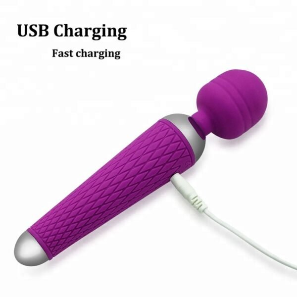 8 Frequency Powerful Rechargeable Vibrating Wand Massager