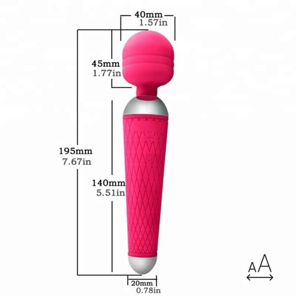8 Frequency Powerful Rechargeable Vibrating Wand Massager