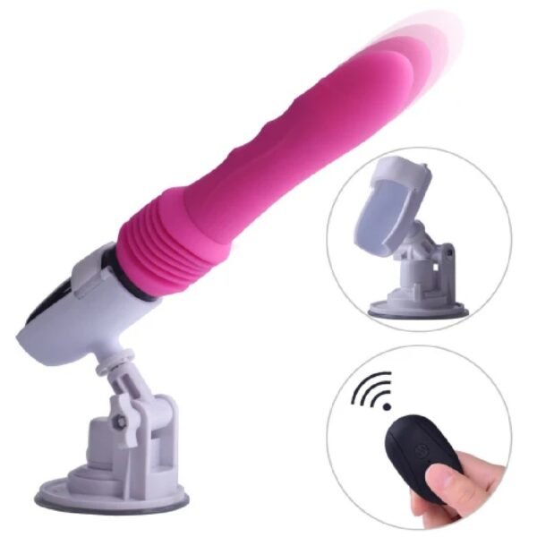10 MODES TELESCOPIC AND VIBRATING BATON WITH REMOTE CONTROL
