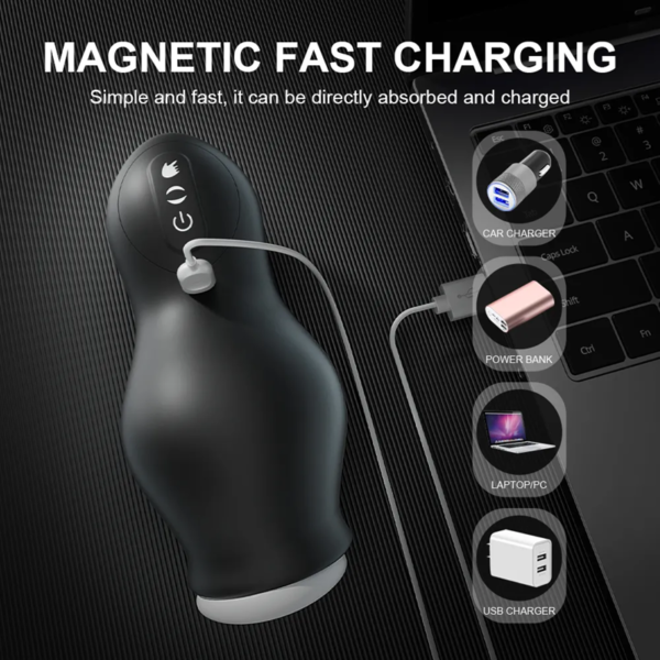 7 FREQUENCY VIBRATING ORAL TRAINING CUP DEVICE
